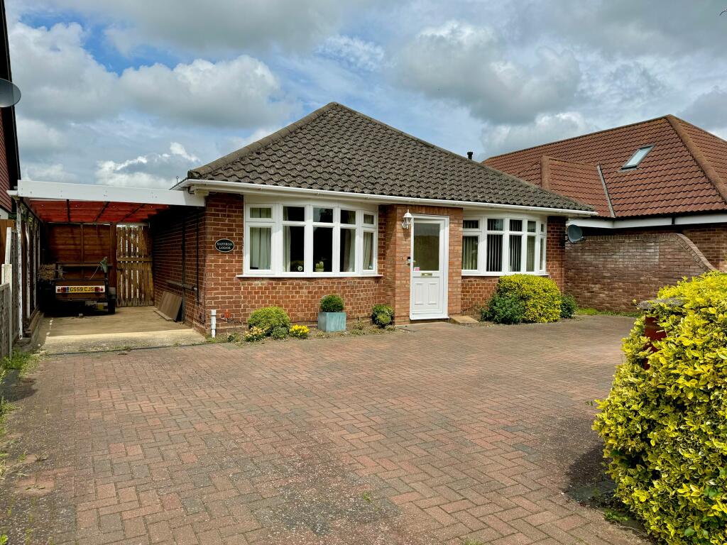 3 bedroom detached bungalow for sale in Saffron Lodge, Main Road