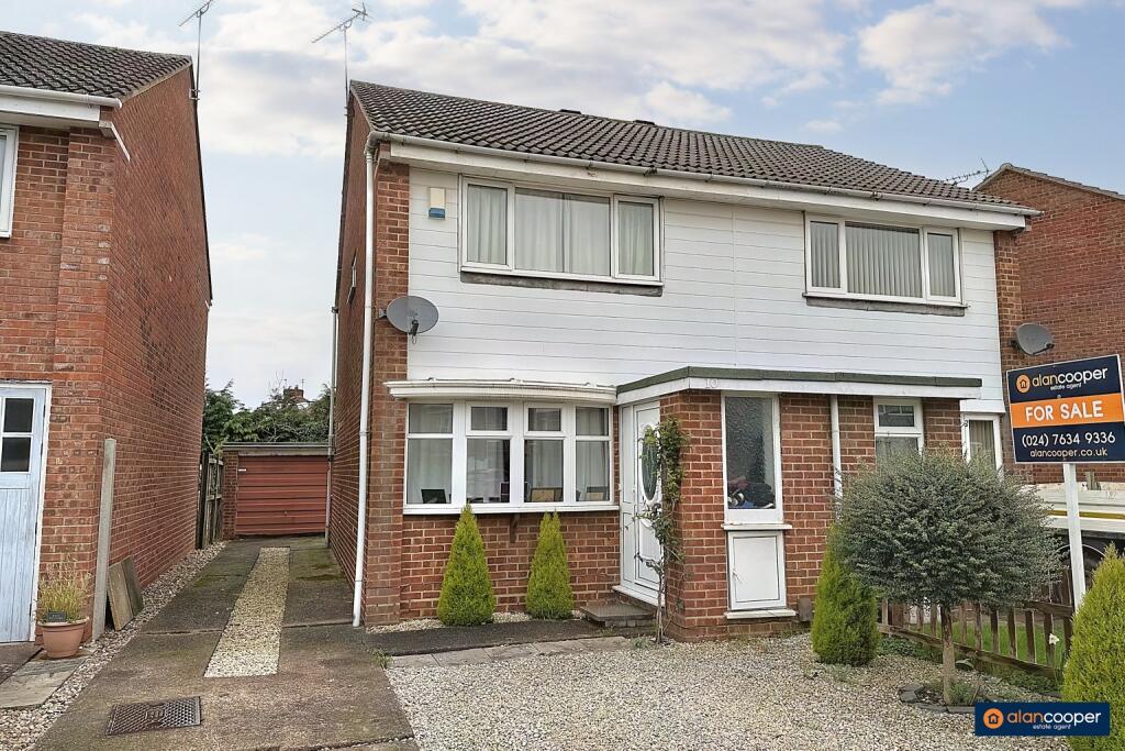 2 bedroom semidetached house for sale in Queensway, Weddington