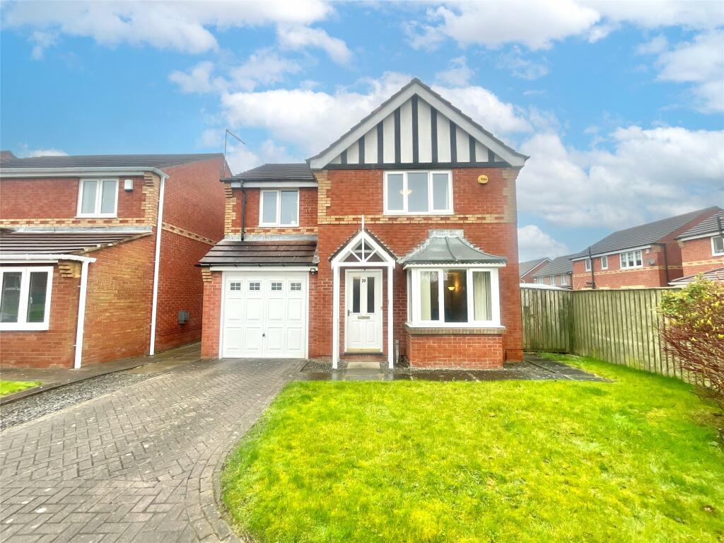 4 bedroom detached house for sale in Rannoch Close, Wardley, Gateshead