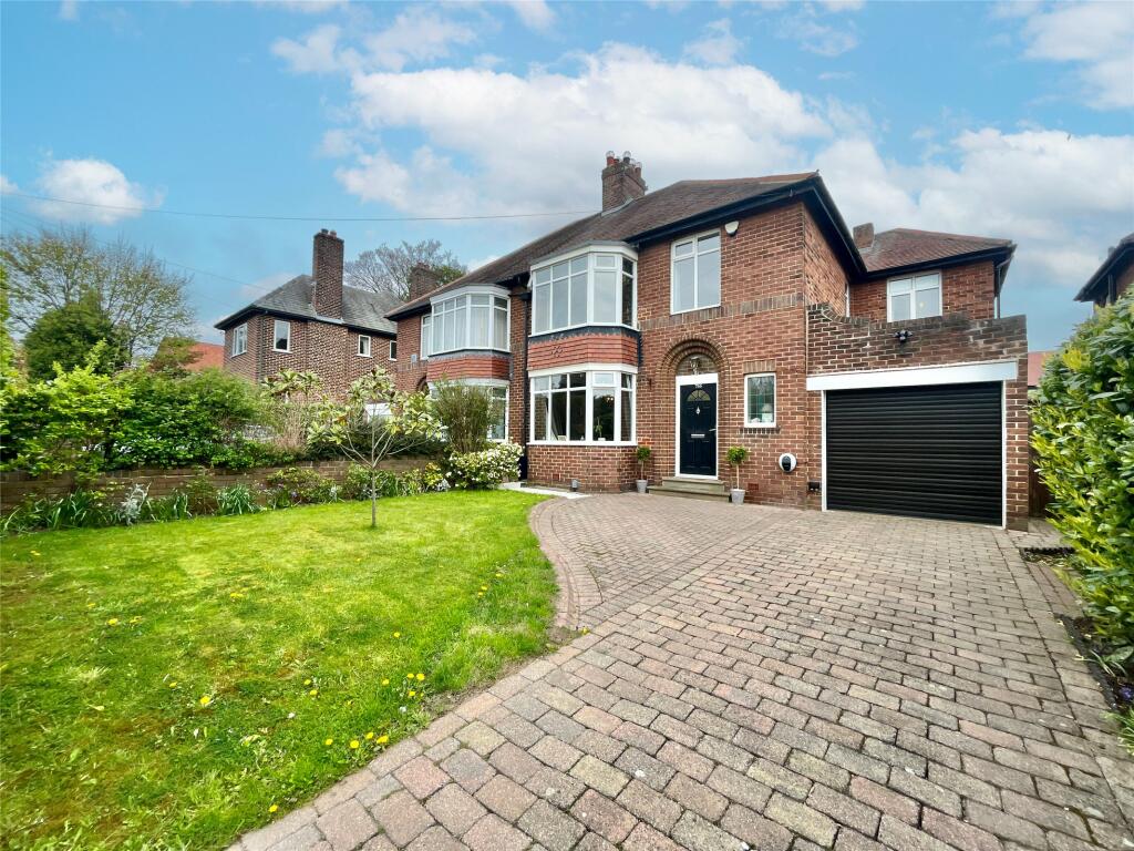 4 bedroom semidetached house for sale in Durham Road, Low Fell, NE9