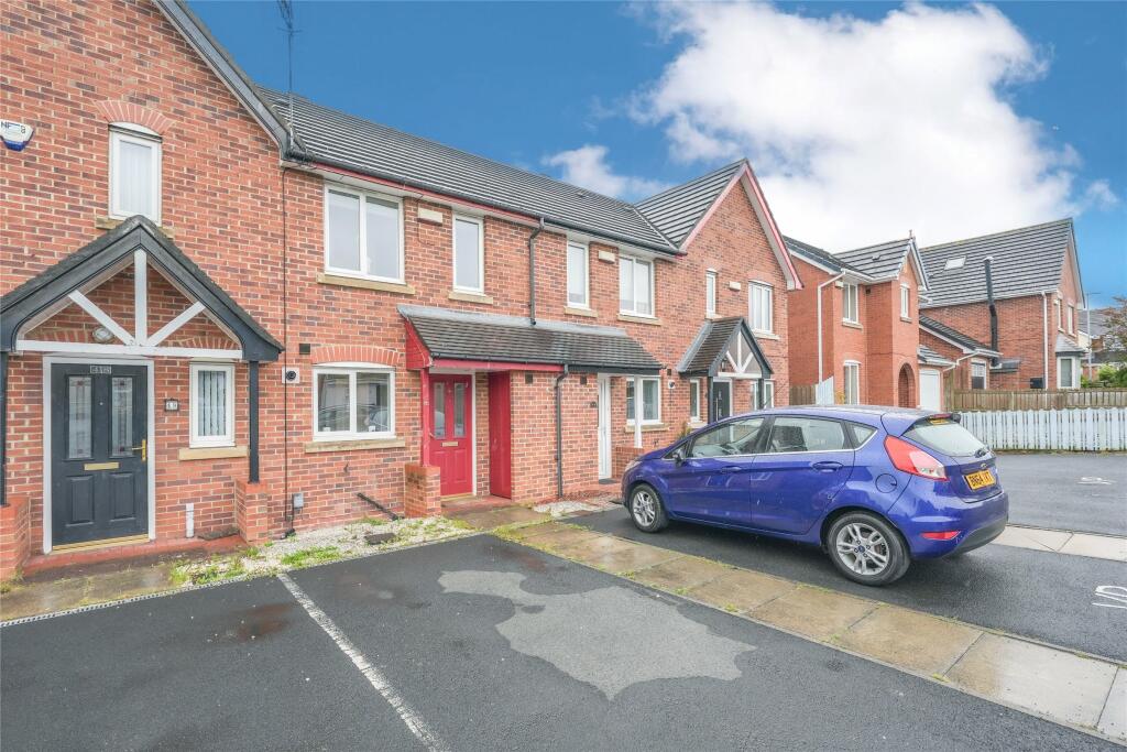 2 bedroom terraced house for sale in Dunkeld Close, Wardley, NE10