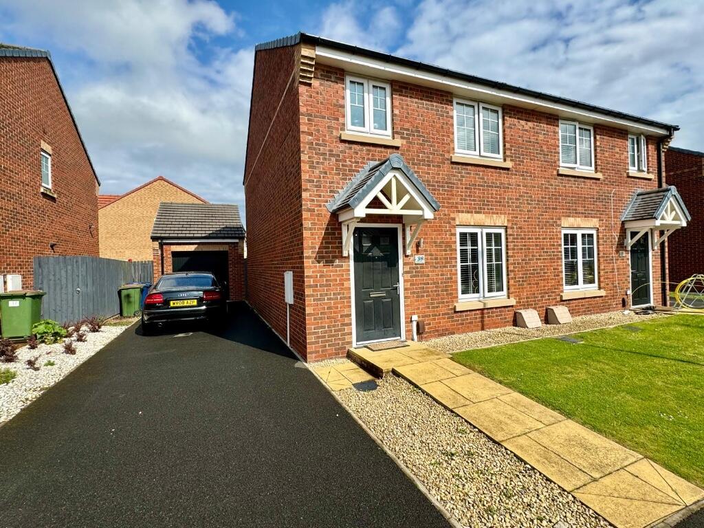3 bedroom semidetached house for sale in Silverdale Gardens, Redcar, North Yorkshire, TS10