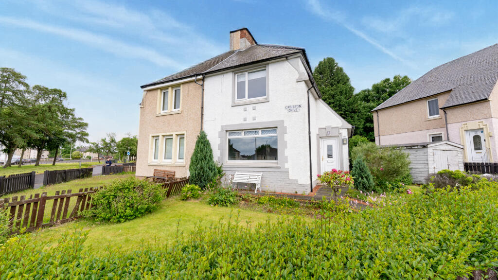 2 bedroom semidetached house for sale in Orbiston Drive, Bellshill, ML4