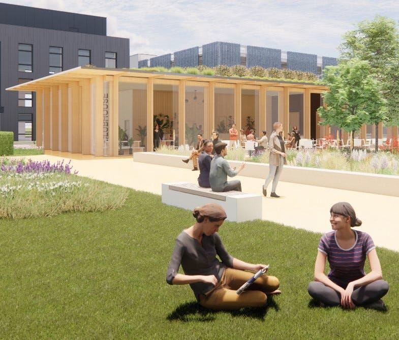 CGI view of The Clubhouse