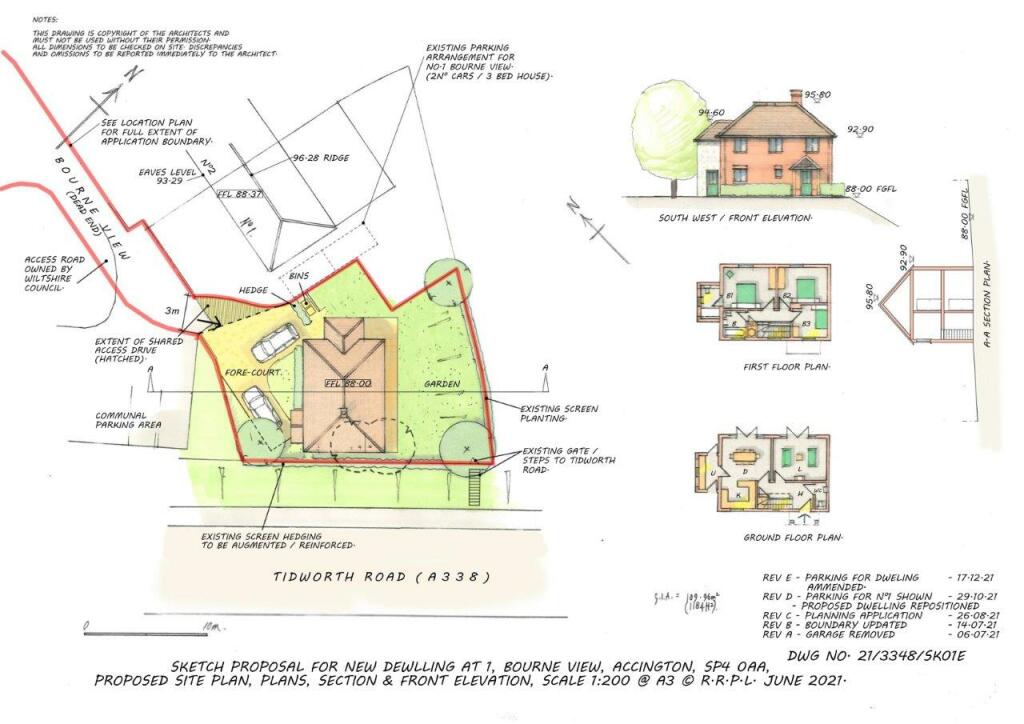 3 bedroom detached house for sale in Single Building Plot, Allington, SP4
