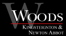 Woods Estate Agents, Auctioneers and Letting Agents., Kingsteignton Estate Agent Logo