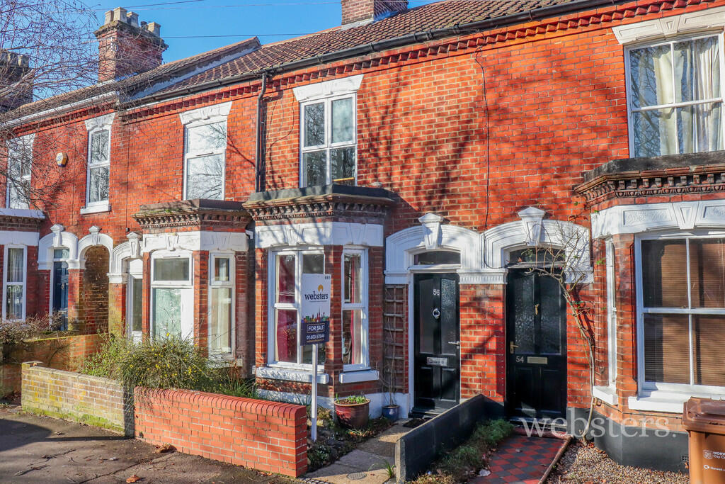 2 bedroom terraced house for sale in Mornington Road, Norwich NR2