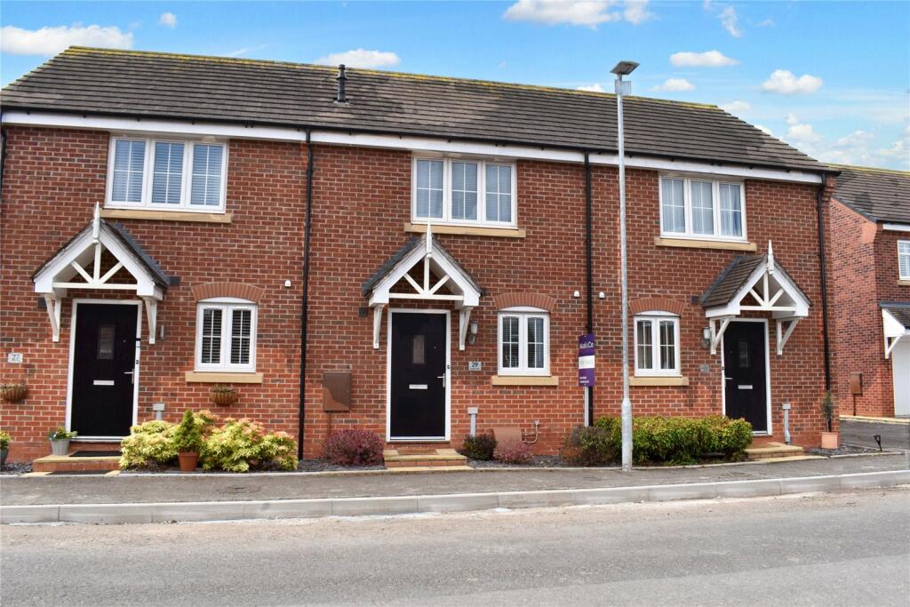 2 bedroom terraced house for sale in Gresley Way, Copcut, Droitwich Spa