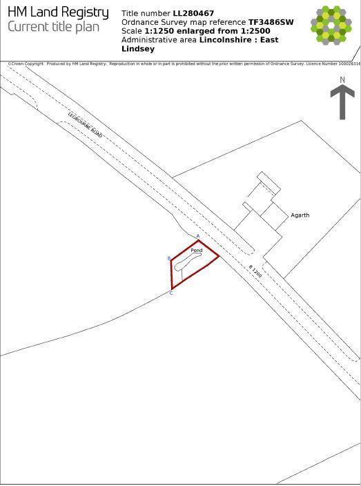 Land for sale in Copse And Pond, Legbourne Road, Louth, Lincolnshire