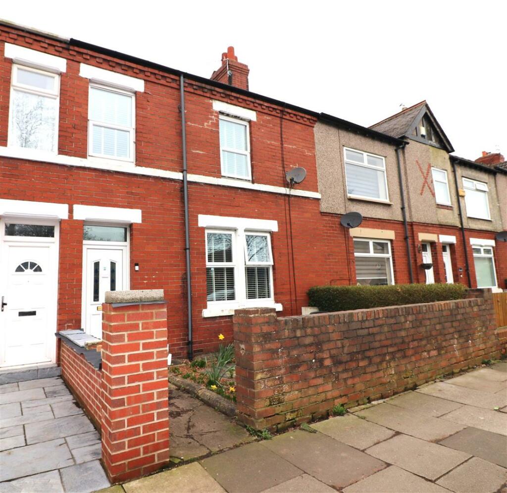 3 bedroom terraced house for sale in Wansbeck Road, Ashington, NE63