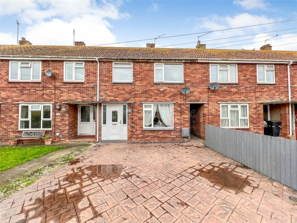 3 bedroom terraced house for sale in Talbot Close, Highbridge, Somerset