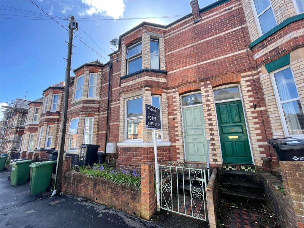 2 bedroom terraced house for rent in Priory Road, Exeter, Devon, EX4