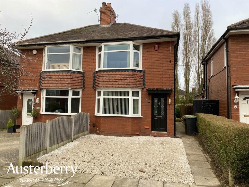 2 bedroom semi-detached house for sale in Southlands Avenue, Dresden, Stoke-On-Trent, ST3 4AX, ST3