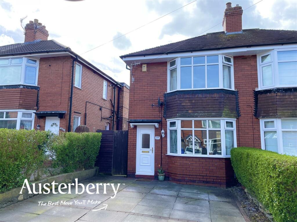 2 bedroom semi-detached house for sale in Sunnycroft Avenue, Stoke-On-Trent, ST3