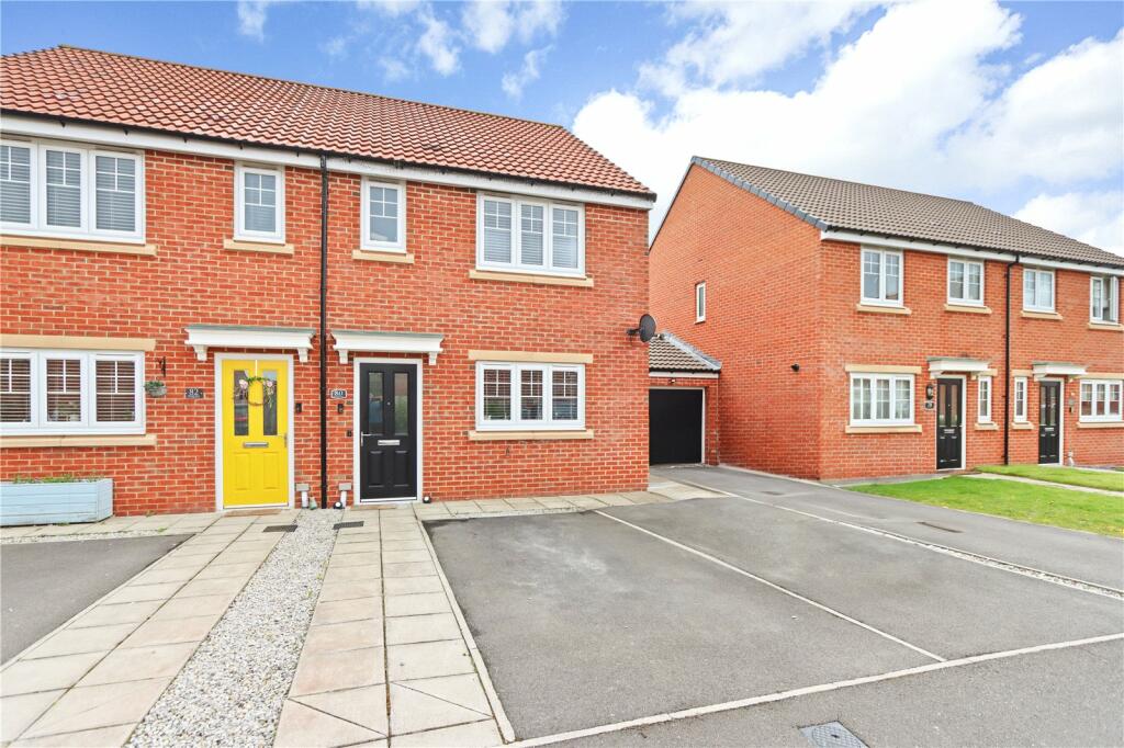 3 bedroom semidetached house for sale in Welby Way, Coxhoe, Durham, DH6