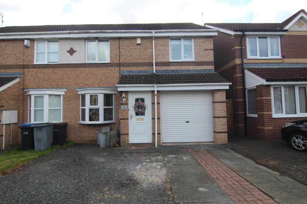 3 bedroom semidetached house for sale in Gardners Place, Langley Moor