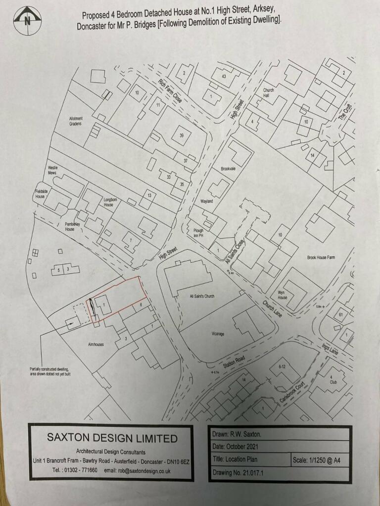 Land for sale in High Street, Arksey, Doncaster, South Yorkshire, DN5