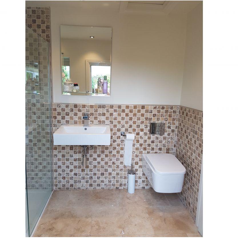 Travertine,Bathroom detail