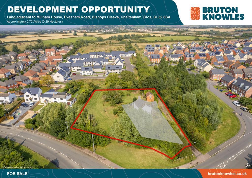 Main image of property: Land Adjacent To Millham House, Evesham Road, Bishops Cleeve, Cheltenham, Gloucestershire, GL52