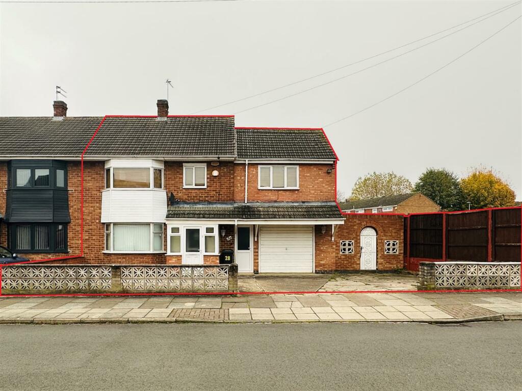 4 bedroom semidetached house for sale in Saltcoates Avenue, Rushey Mead, Leicester, LE4