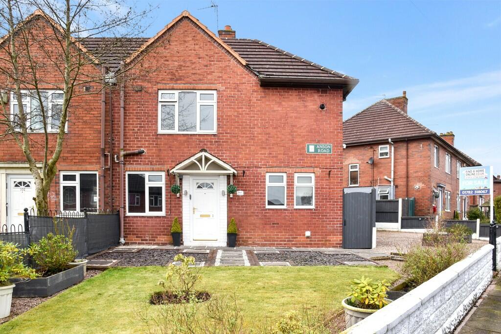 2 bedroom semidetached house for sale in Anson Road, Meir, Stokeon