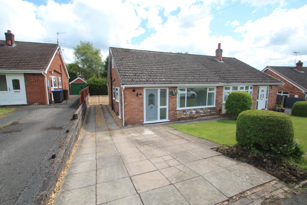 2 bedroom semidetached bungalow for sale in Mayfair Grove, Endon