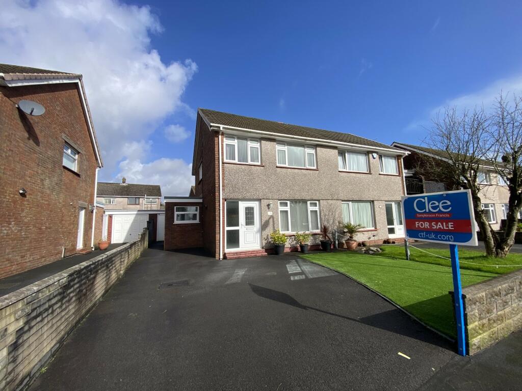 3 bedroom semi-detached house for sale in Brodorion Drive, Cwmrhydyceirw, Swansea, City And County of Swansea., SA6