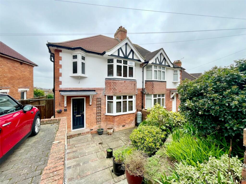 3 bedroom semi-detached house for sale in Cherry Garden Road, Old Town, Eastbourne, East Sussex, BN20