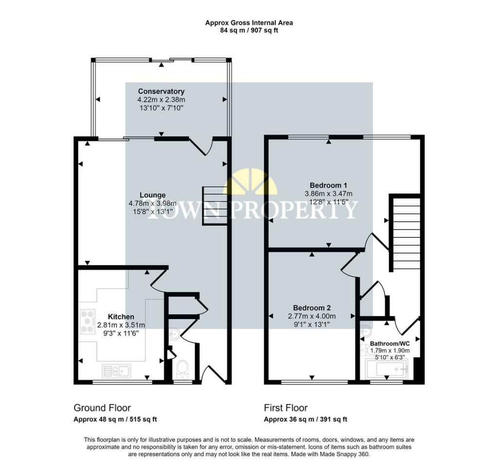 2 bedroom end of terrace house for sale in Hawkhurst Close, Eastbourne