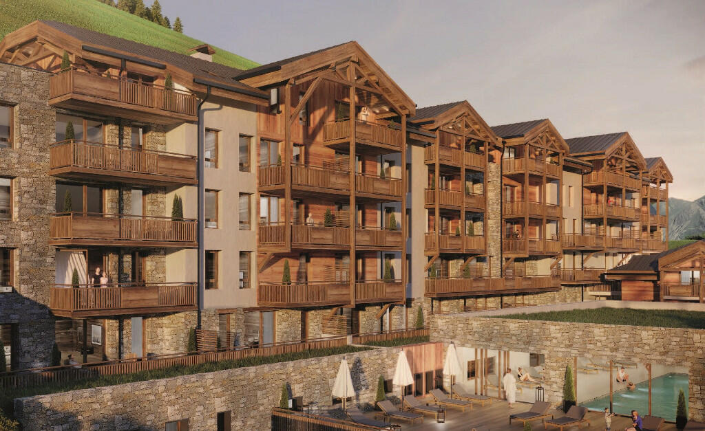 2 bed new Apartment for sale in Les Deux-Alpes, Isre...