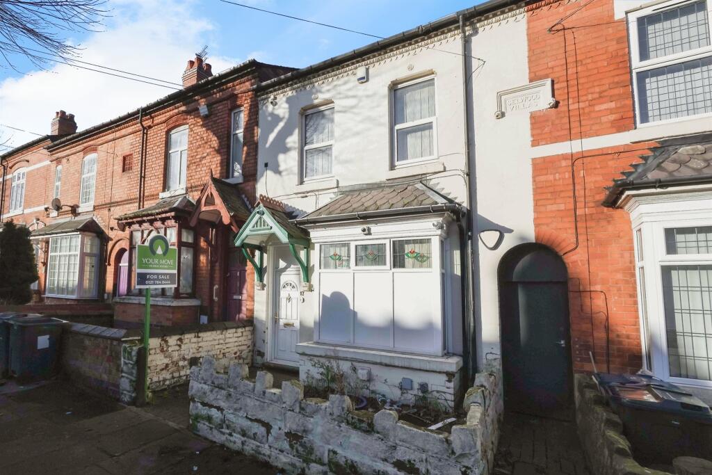 3 bedroom terraced house for sale in Flora Road, Birmingham, B25
