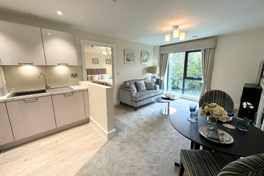 2 bedroom retirement property for sale in Richmond Village Cheltenham, Village Suite 51 Hatherley Lane, Cheltenham, Gloucestershire, GL51