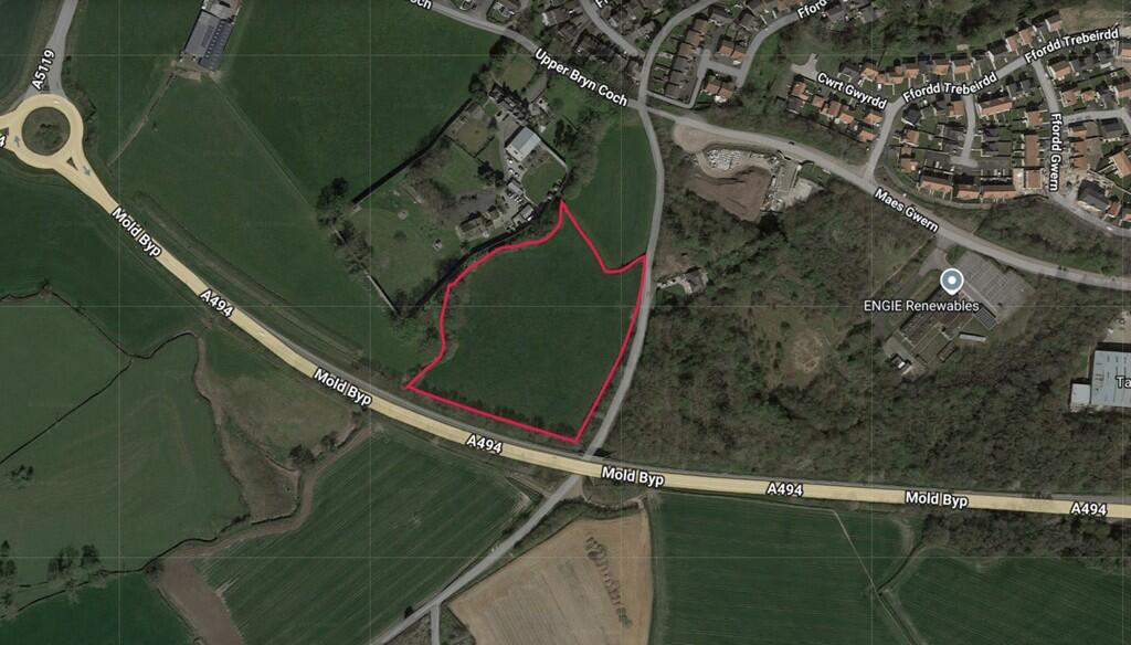 Main image of property: Land At Mold Bypass (A494), Upper Bryn Coch, Mold, Wales, CH7 4AE