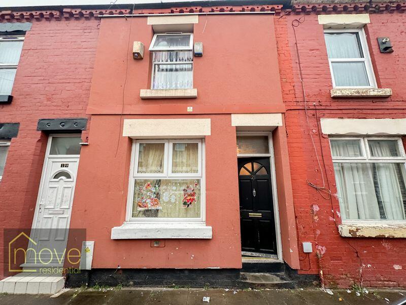 2 bedroom terraced house for sale in Wendell Street, Toxteth, Liverpool, L8
