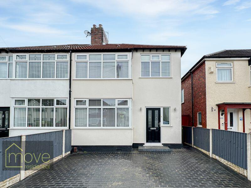 3 bedroom semidetached house for sale in Milton Avenue, Huyton, Liverpool, L14