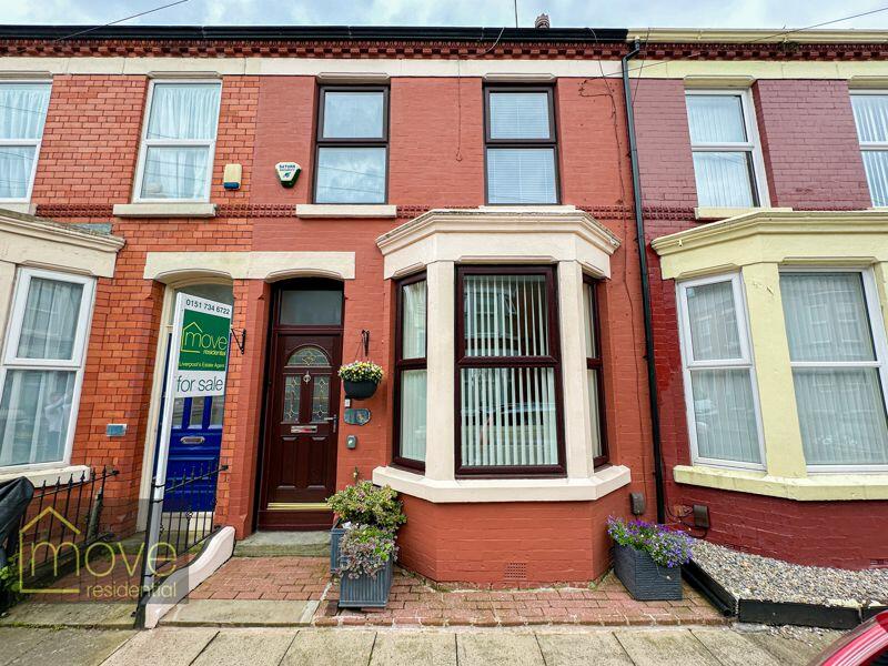 3 bedroom terraced house for sale in Sandhurst Street, Aigburth, Liverpool, L17