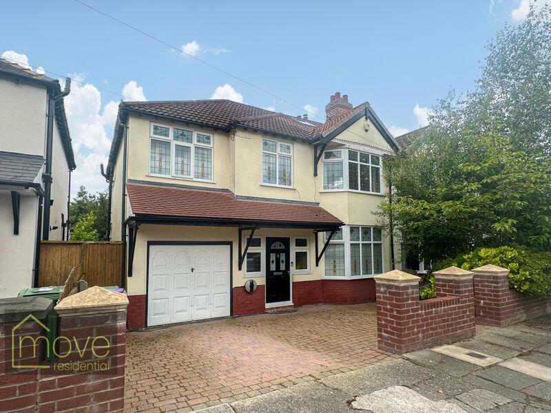 5 bedroom semidetached house for sale in Stockville Road, Calderstones, Liverpool, L18