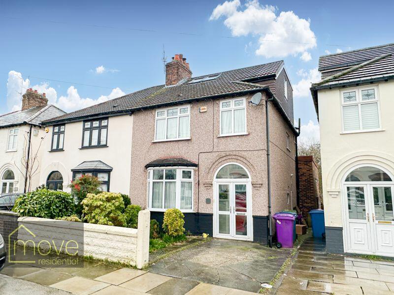 4 bedroom semidetached house for sale in Oulton Road, Childwall