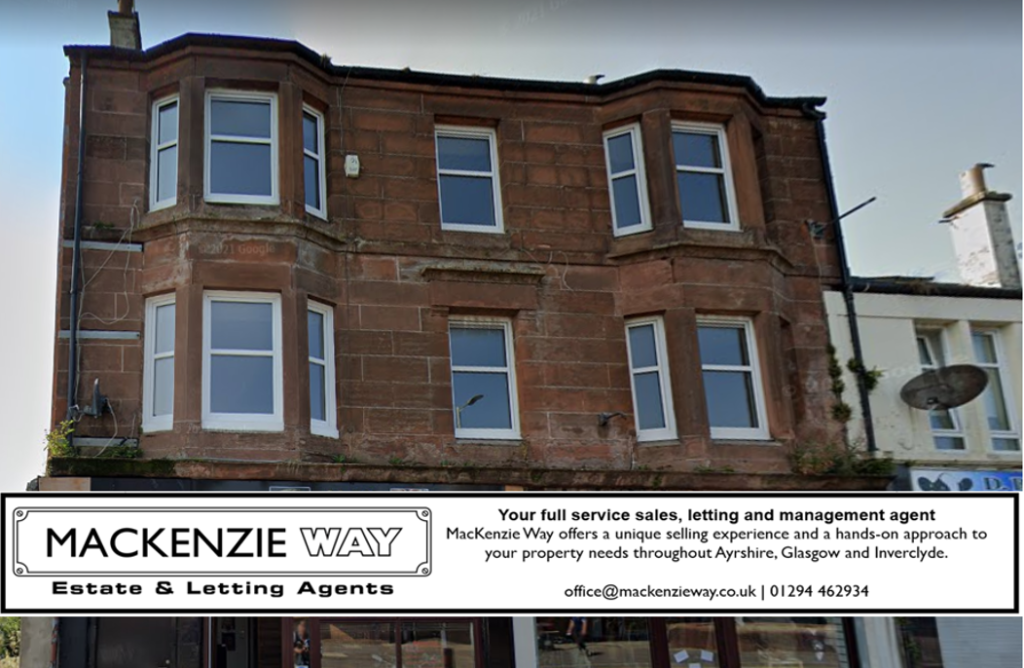 1 bedroom flat for sale in 45a 45d New Street, Stevenston, Ayrshire, KA20