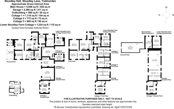 5 bedroom manor house for sale in Stoodley Hall, Stoodley Lane ...