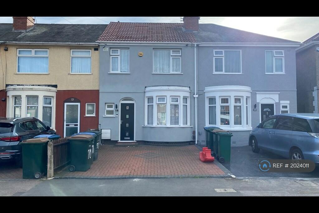 3 bedroom terraced house for rent in Dunster Place, Coventry, CV6