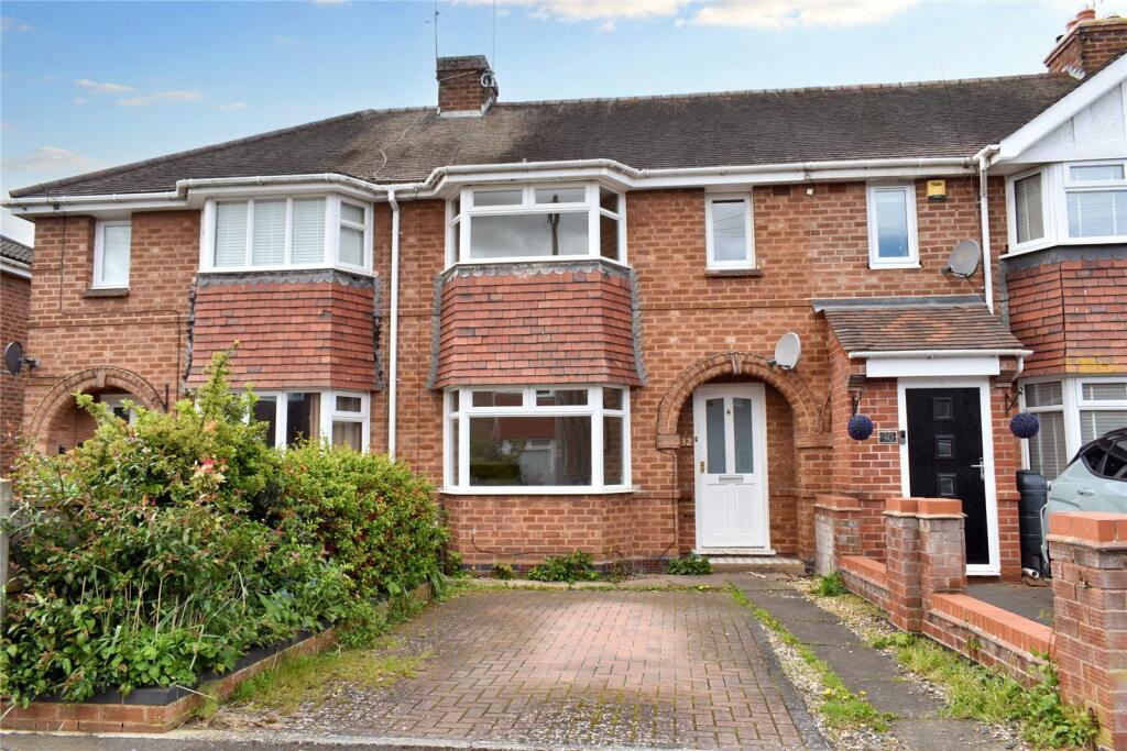 3 bedroom terraced house for sale in Bloomfield Road, Worcester, Worcestershire, WR2