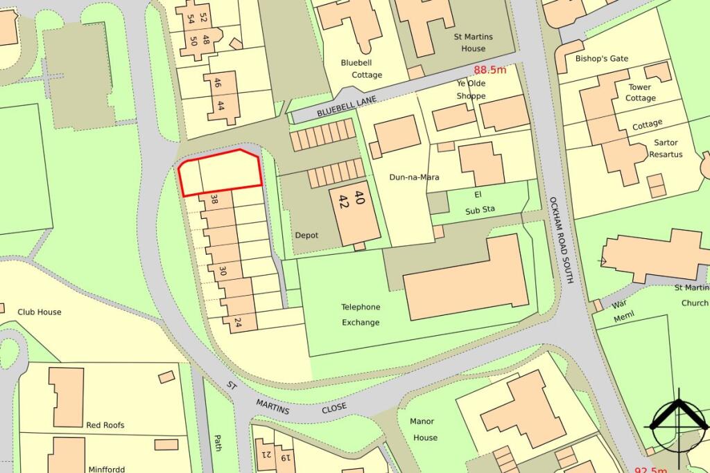 Main image of property: Plot 1 to the North of, 38 St Martins Close, East Horsley, Surrey, KT24 6SU