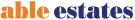 Able Estates, South East London Estate Agent Logo