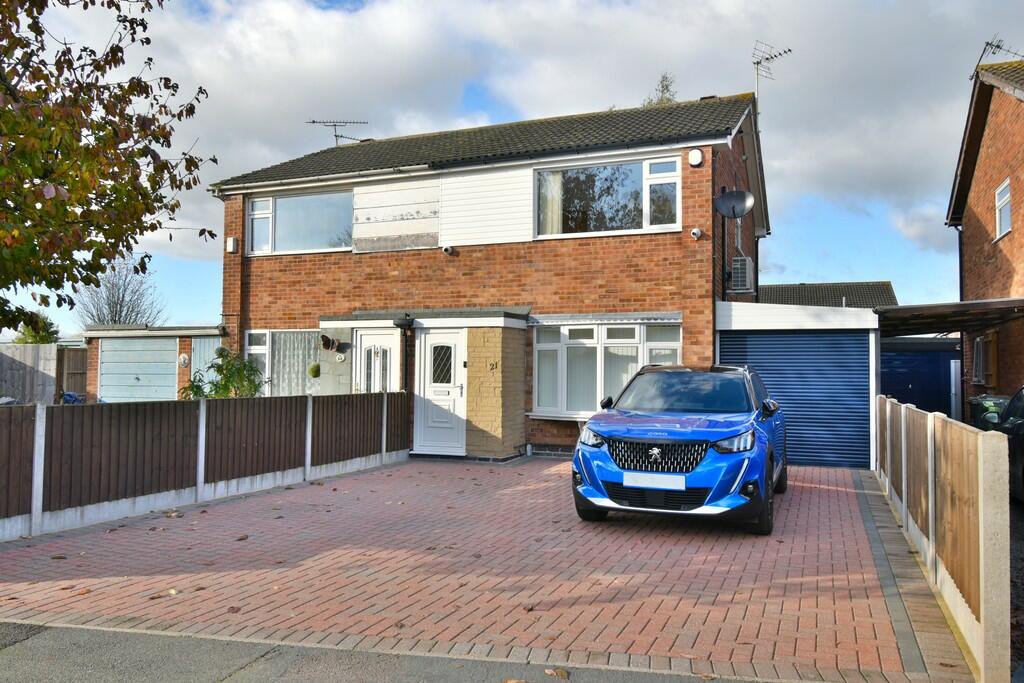 3 bedroom semidetached house for sale in Kendal Road, Sileby, LE12