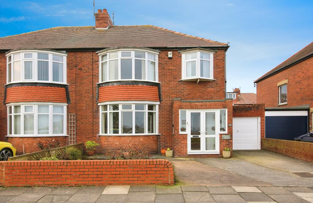 3 bedroom semidetached house for sale in The Broadway, North Shields