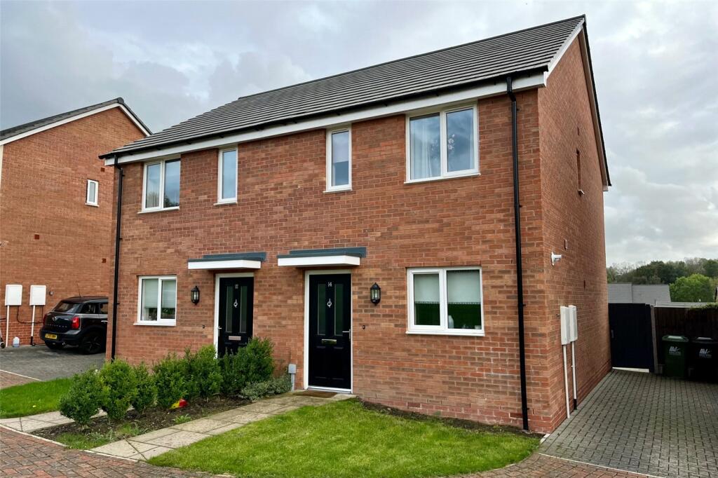 2 bedroom semidetached house for sale in Bourne Place, Denby, Ripley