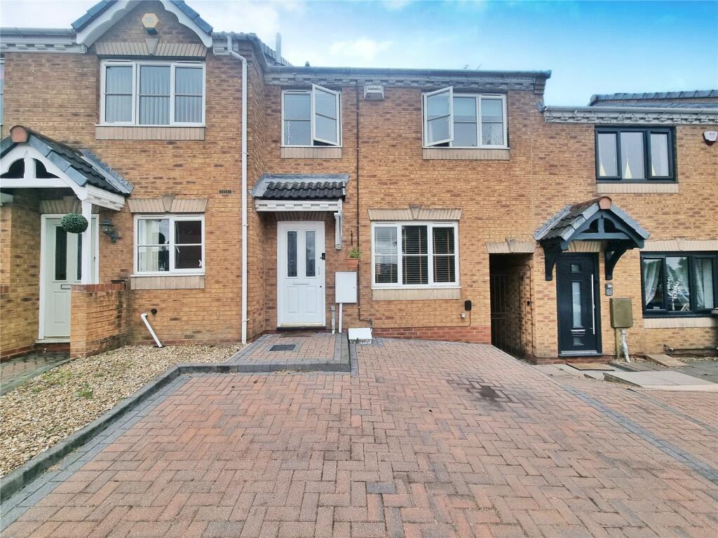 3 bedroom terraced house for sale in Waterdale Grove, Longton, Stoke On Trent, Staffordshire, ST3