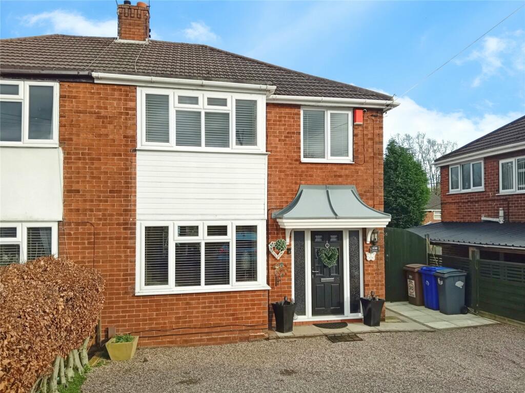 3 bedroom semi-detached house for sale in Blurton Road, Blurton, Stoke On Trent, Stafordshire, ST3