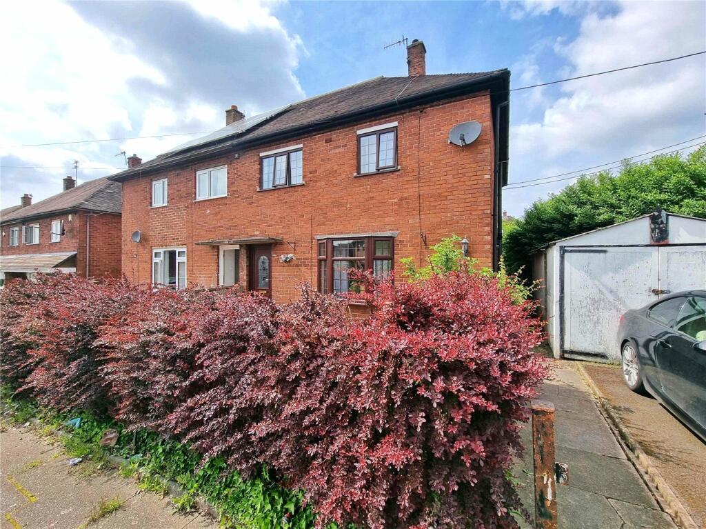 3 bedroom semi-detached house for sale in Wellfield Road, Bentilee, Stoke On Trent, Staffordshire, ST2
